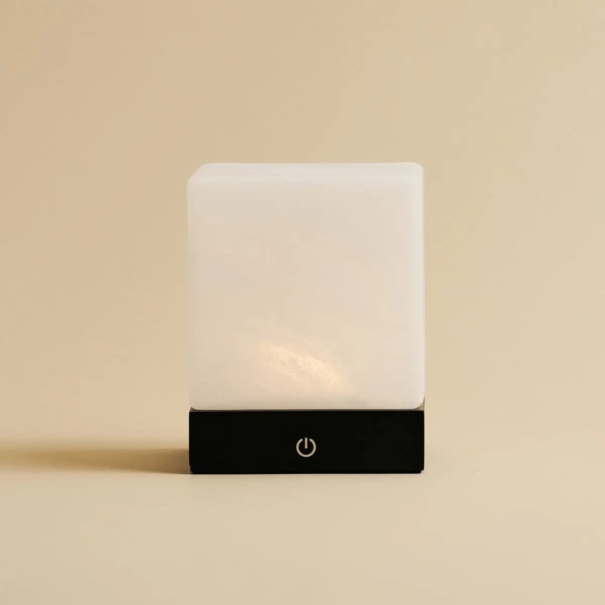 Yce Black Cordless Wooden Lamp adding elegance to a modern room