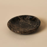 Yuma Small Tablett Marmor Emperador Dark 15CM