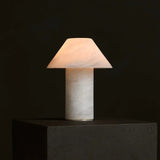 Eleonora Stylish Alabaster Lamp – Handcrafted, Unique Design with Soft Glow Tavellio