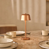 Anton Copper Rechargeable Table Lamp | Stylish & Cordless Lighting Tavellio