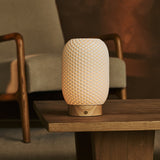 Aurora Hellbraun Holz Kabellose Tischlampe 