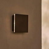 Lane Donkerbruin draadloze wandlamp, oplaadbaar, dimbaar, van natuurlijk hout, 5000K wit licht Tavellio